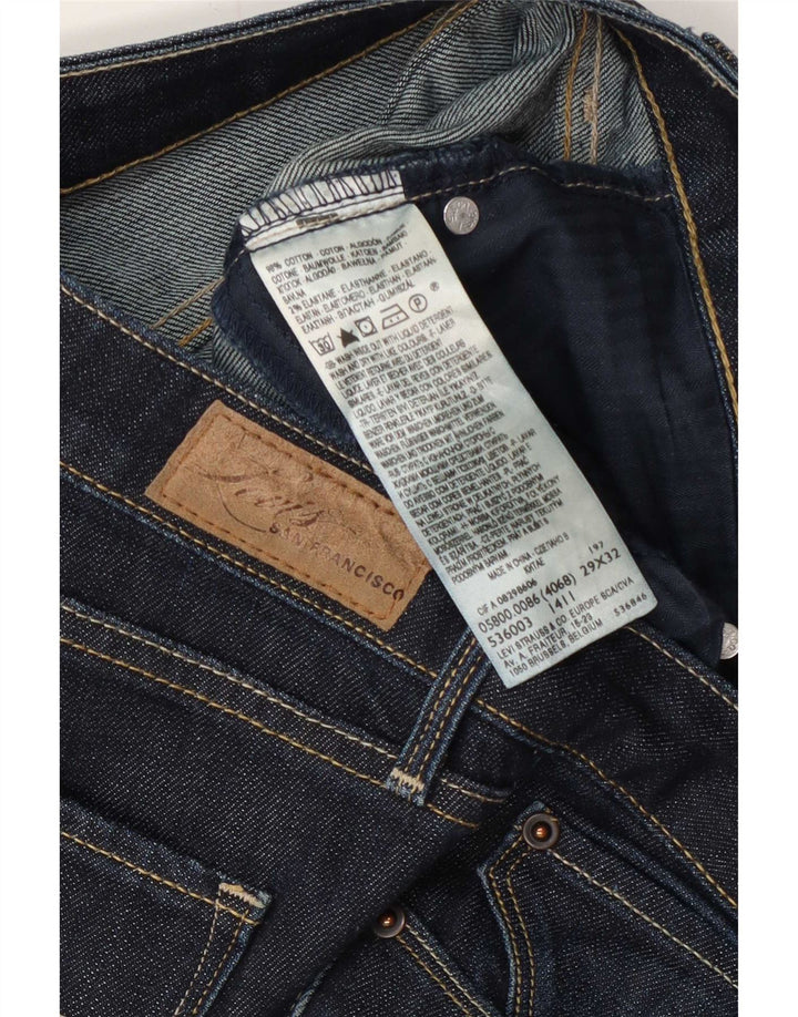 Γυναικείο Slim Jeans Levi's W29 L32 Navy Blue Cotton