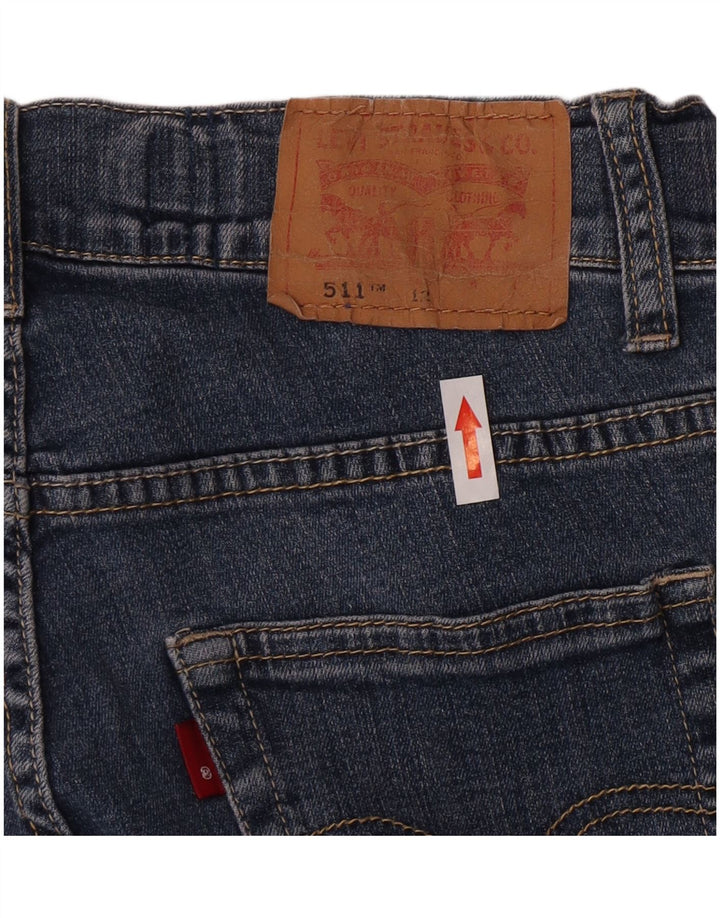 Levi's Boys 511 Slim Jeans 11-12 ετών W24 L22 Μπλε βαμβακερό