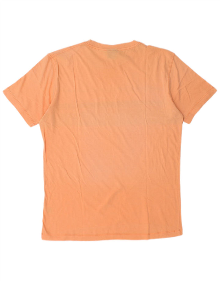 TRUSSARDI Ανδρικό T-Shirt Top Medium Orange Colourblock