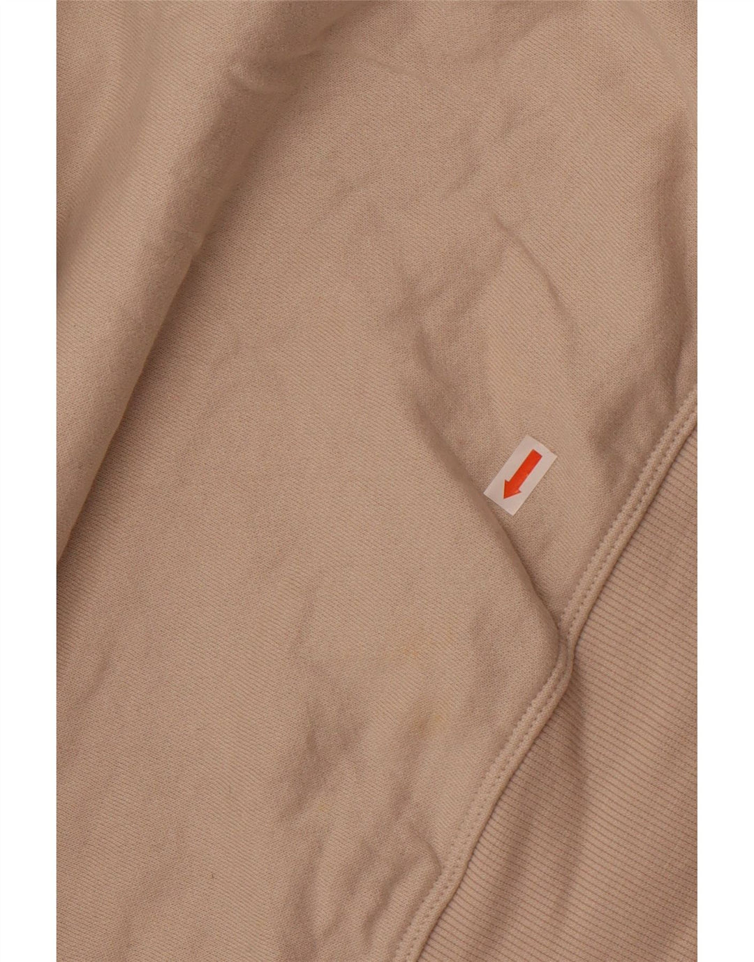 Γυναικείο γραφικό φούτερ Calvin Klein Jumper UK 16 μεγάλο μπεζ βαμβακερό