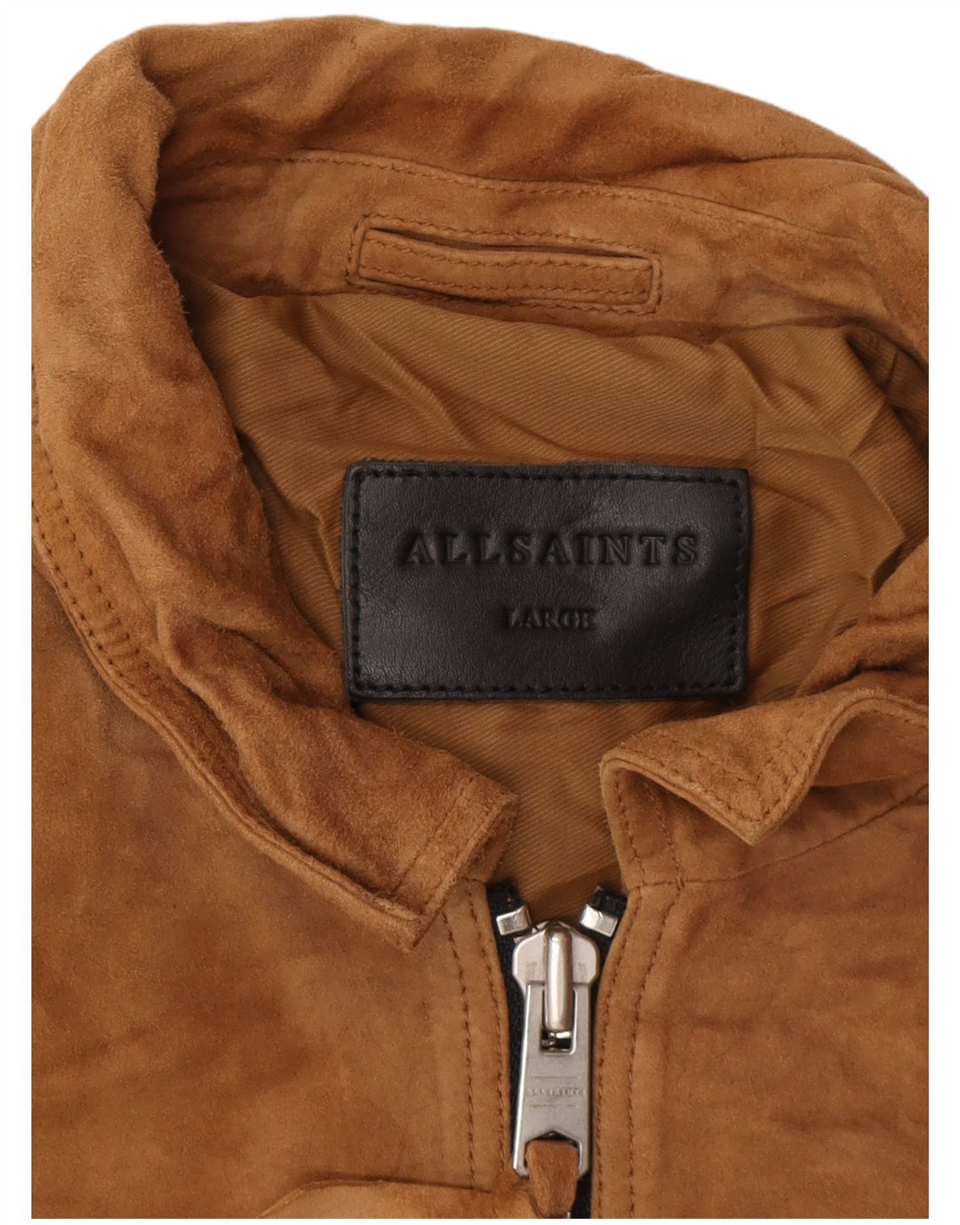 ALL SAINTS Ανδρικό Suede Jacket UK 40 Large Brown Δερμάτινο