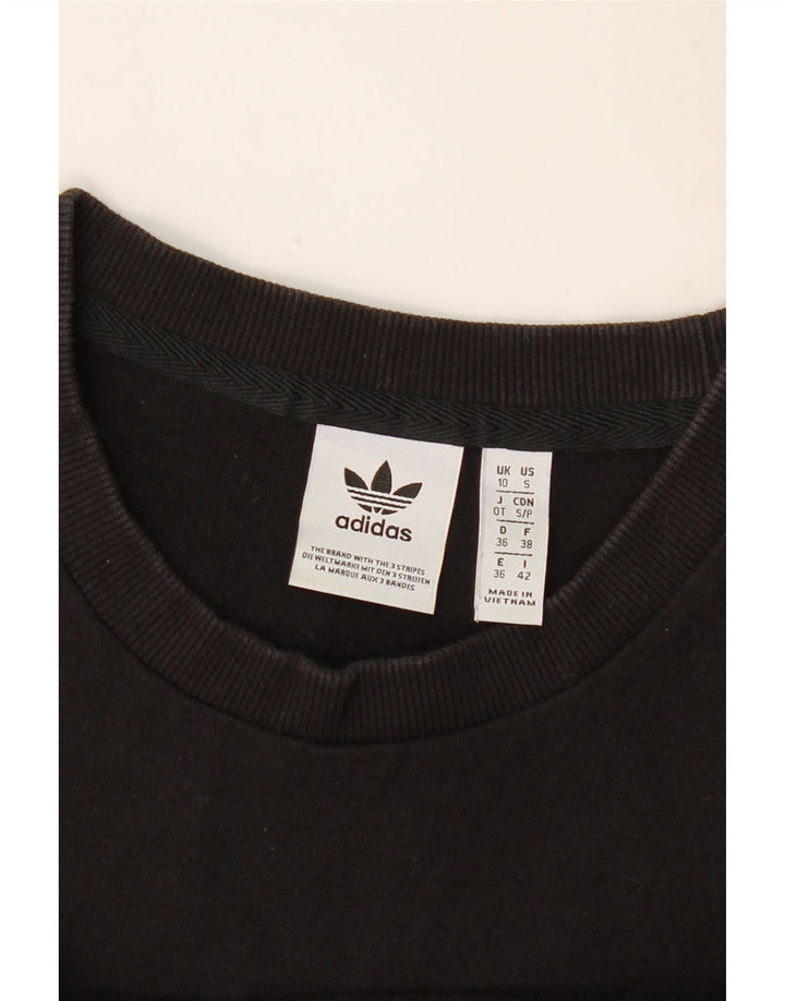 Γυναικείο T-Shirt Adidas Top UK 10 Small Black