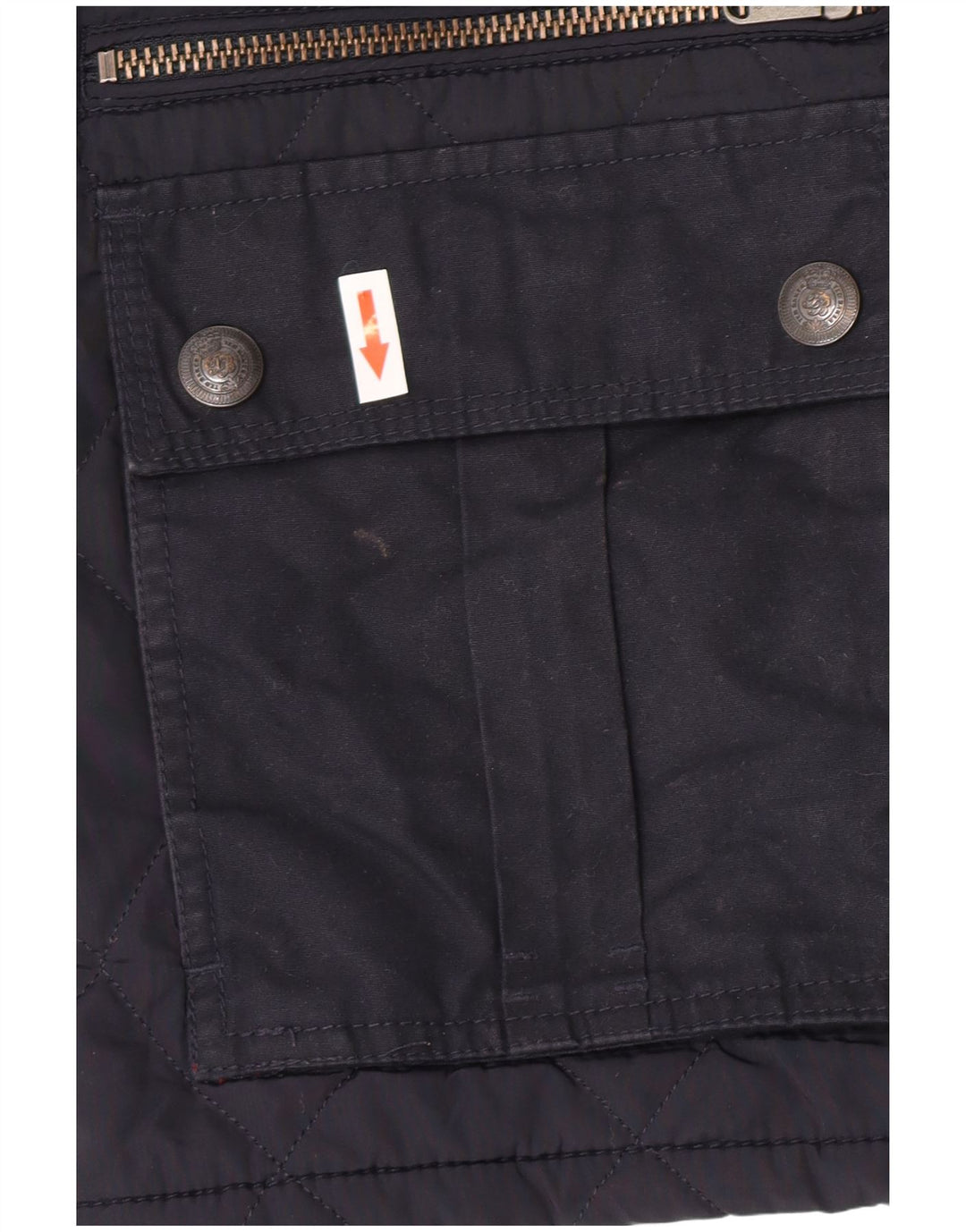 Ted Baker Ανδρικό καπιτονέ μπουφάν μεγέθους 4 Μεγάλο Navy Blue Polyester