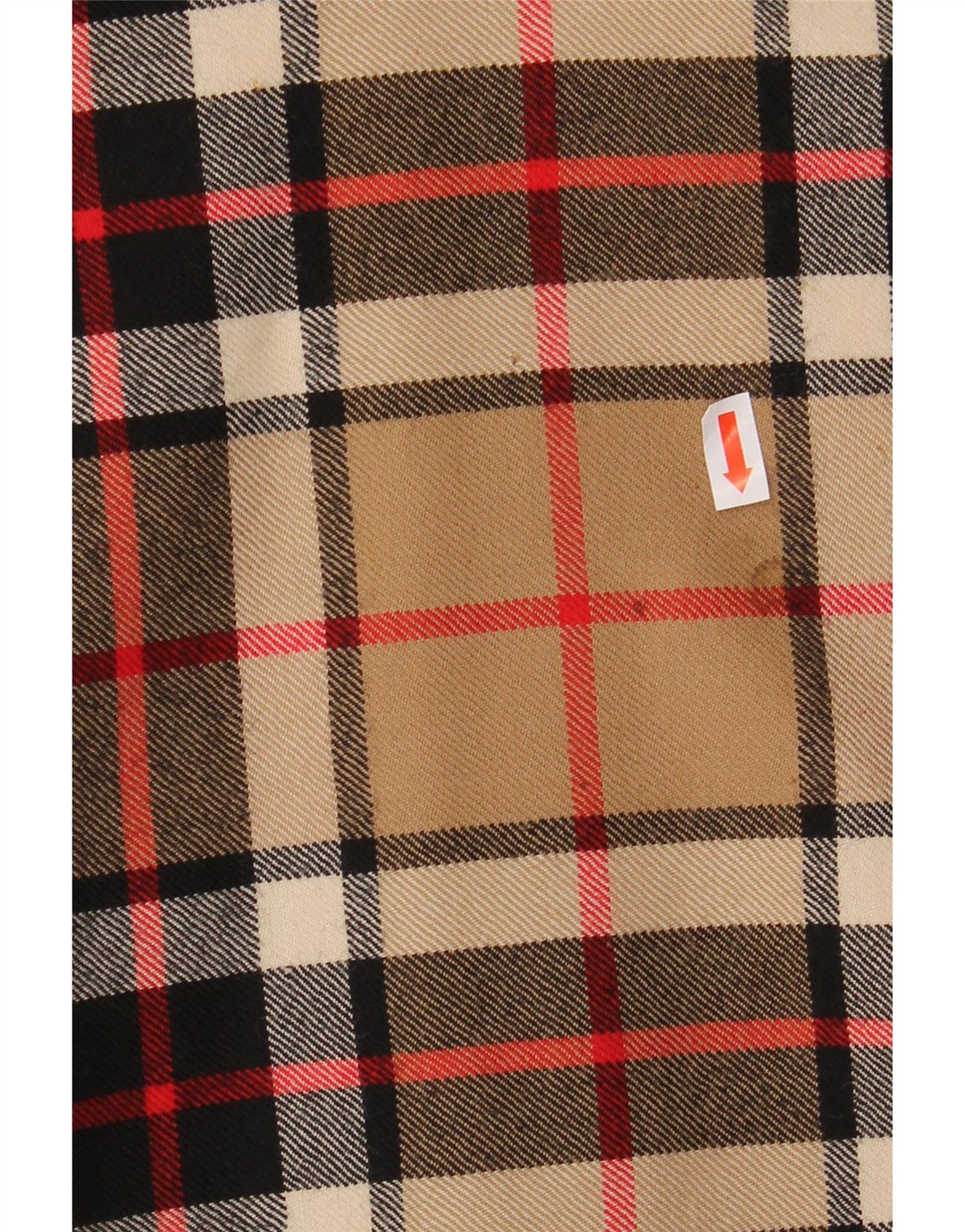 Γυναικεία Wrap φούστα VINTAGE W38 XL Beige Check