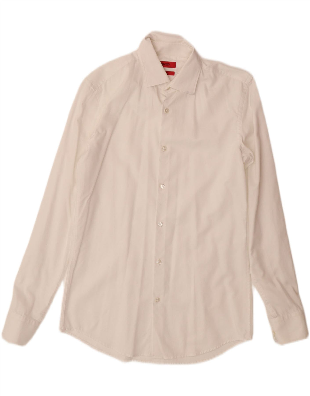 Ανδρικό πουκάμισο HUGO BOSS Slim Fit Μέγεθος 38 15 Medium White