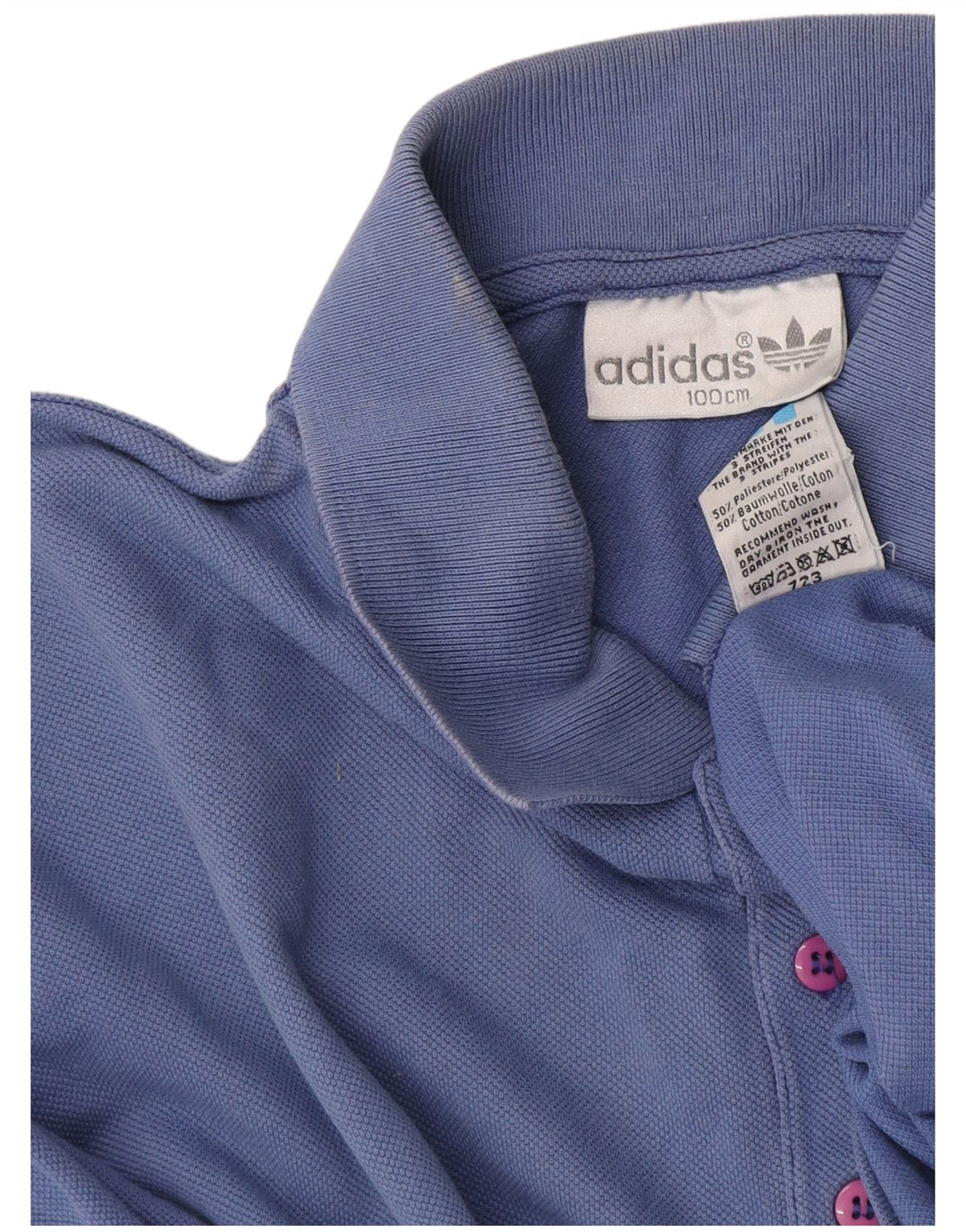 Adidas Ανδρικό Πόλο Μπλουζάκι μεγάλο μπλε βαμβακερό