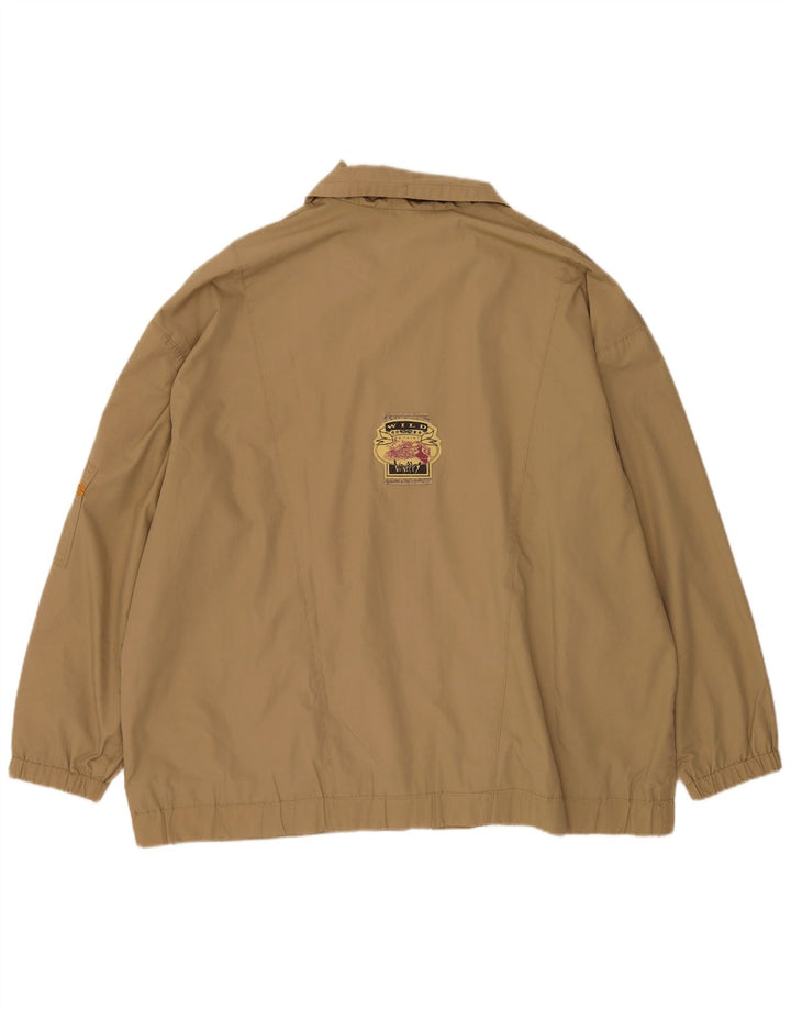 Vintage Ανδρικό μπουφάν UK 46 3XL Beige Colourblock
