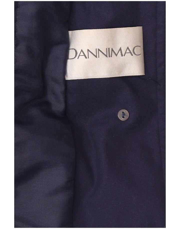 Dannimac Γυναικείο Πανωφόρι UK 18 XL Navy Blue Polyester Classic