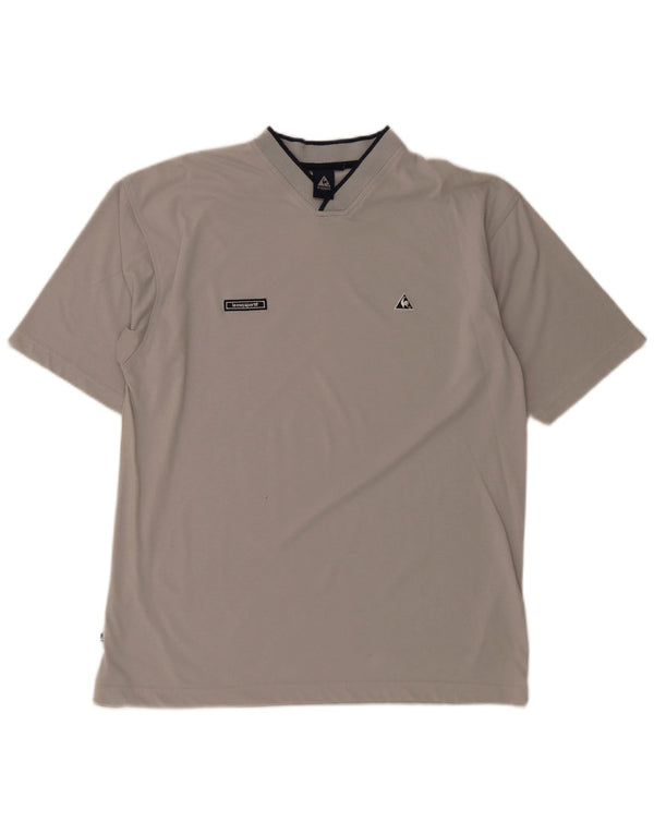 Ανδρικό T-Shirt Le Coq Sportif Top Large Grey Polyester