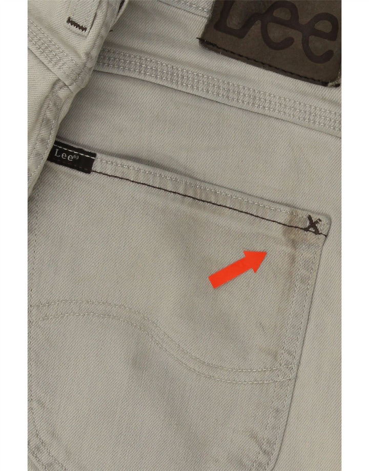 Ανδρικό κοντό τζιν σορτς Lee 5 Pocket W32 Μεσαίο γκρι βαμβακερό