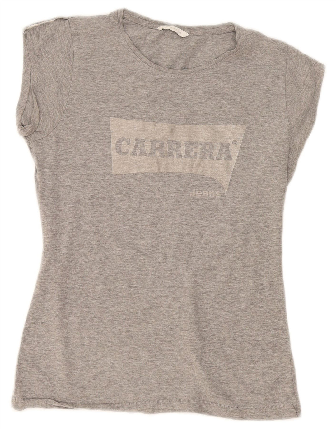 Γυναικείο γραφικό T-Shirt Carrera Top UK 12 Medium Grey