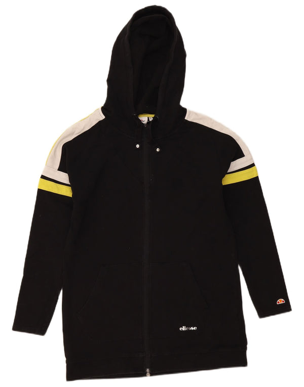 Ανδρικό πουλόβερ με κουκούλα με φερμουάρ Ellesse Small Black Colourblock Βαμβακερό