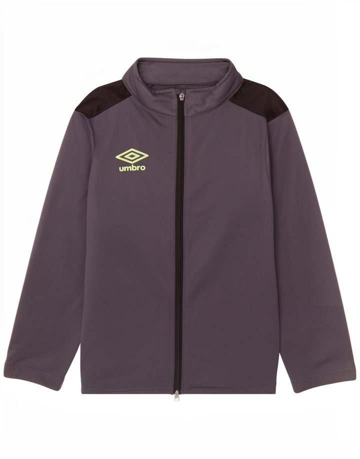 Μπουφάν Umbro Boys Tracksuit Top Jacket 11-12 Years Grey Polyester