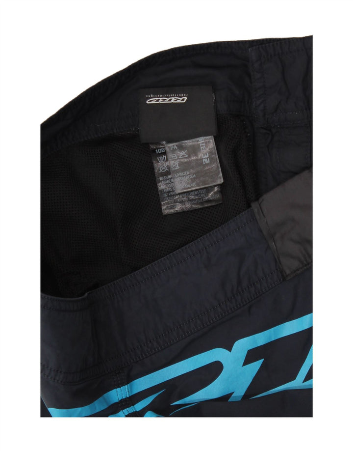 RRD Mens Graphic Swimming Shorts Medium  Navy Blue Polyamide Vintage RRD and Second-Hand RRD from Messina Hembry 