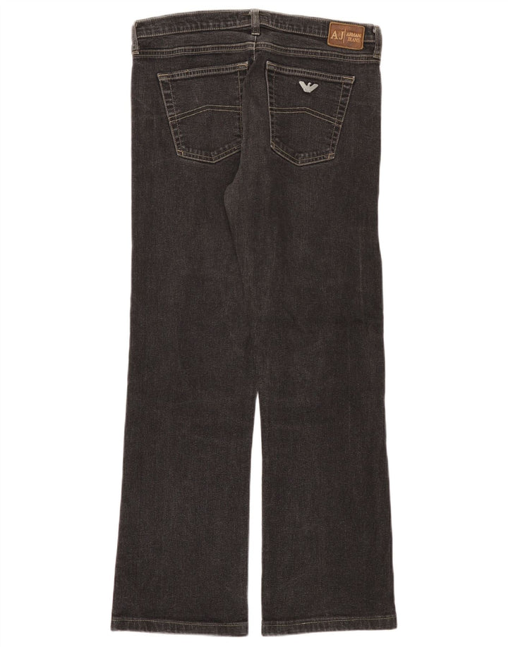 Armani Γυναικείο Bootcut Jeans W29 L28 Μαύρο βαμβακερό