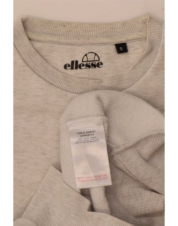 Γραφικό ανδρικό φούτερ Ellesse Jumper Μικρό Γκρι με φλύκταινες πολυεστέρα