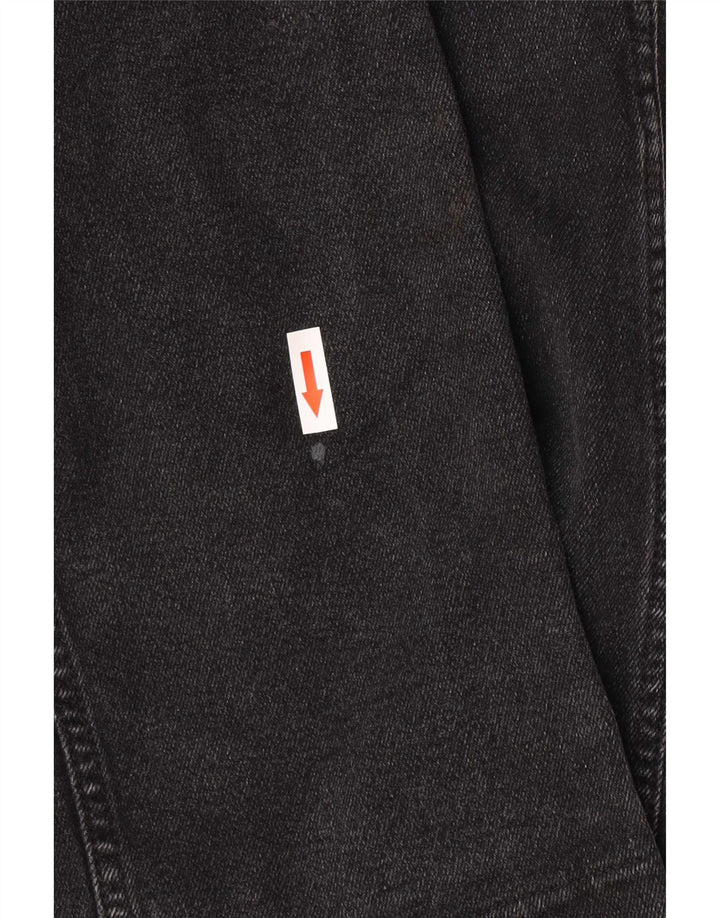 Ανδρικό τζιν Wrangler ίσιο W32 L32 Μαύρο