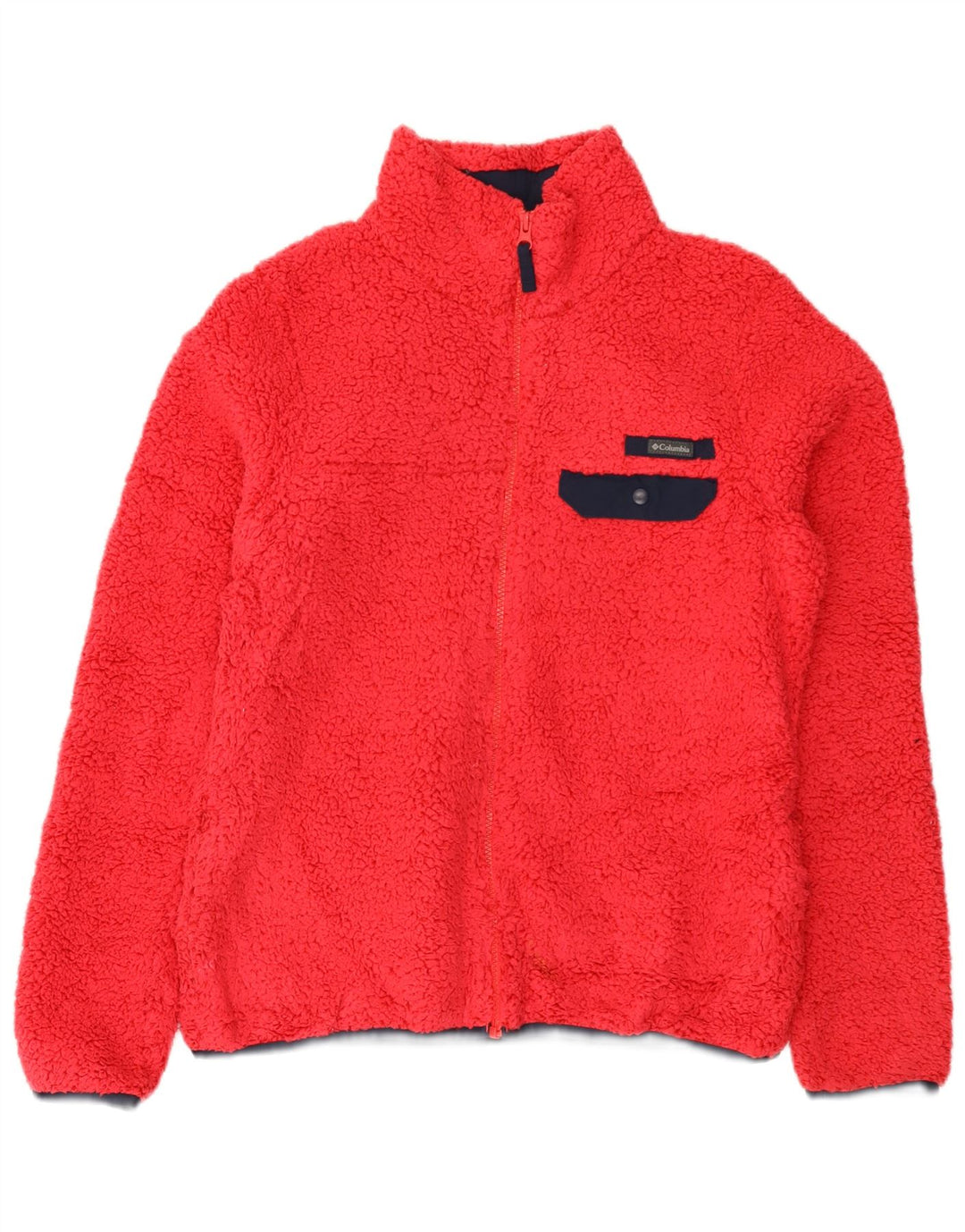 Columbia Γυναικείο Fleece Jacket UK 14 Medium Pink Polyester