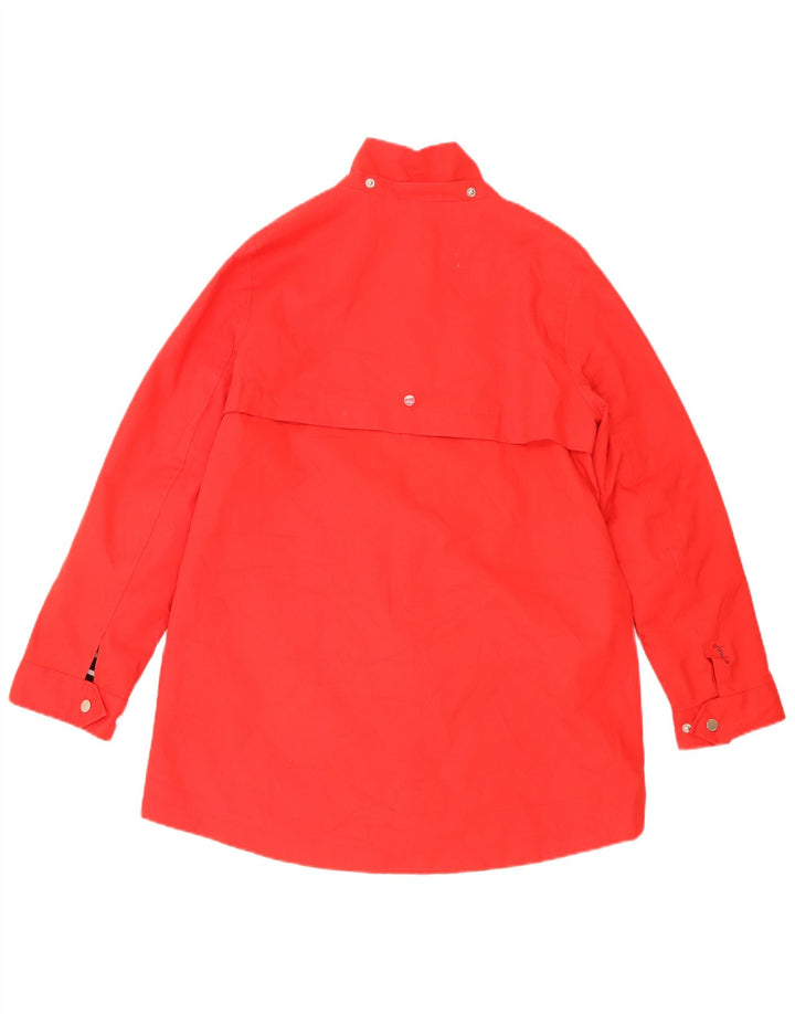 Joules Γυναικείο μπουφάν βροχής UK 10 Small κόκκινο βαμβακερό