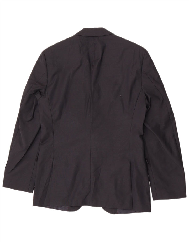 Hugo Boss Ανδρικό σακάκι 2 κουμπιών UK 46 Small Navy Blue Viscose