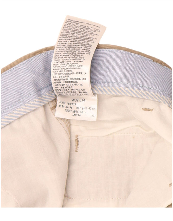 DOCKERS Ανδρικό παντελόνι Chino Slim Fit W32 L30 Μπεζ βαμβακερό