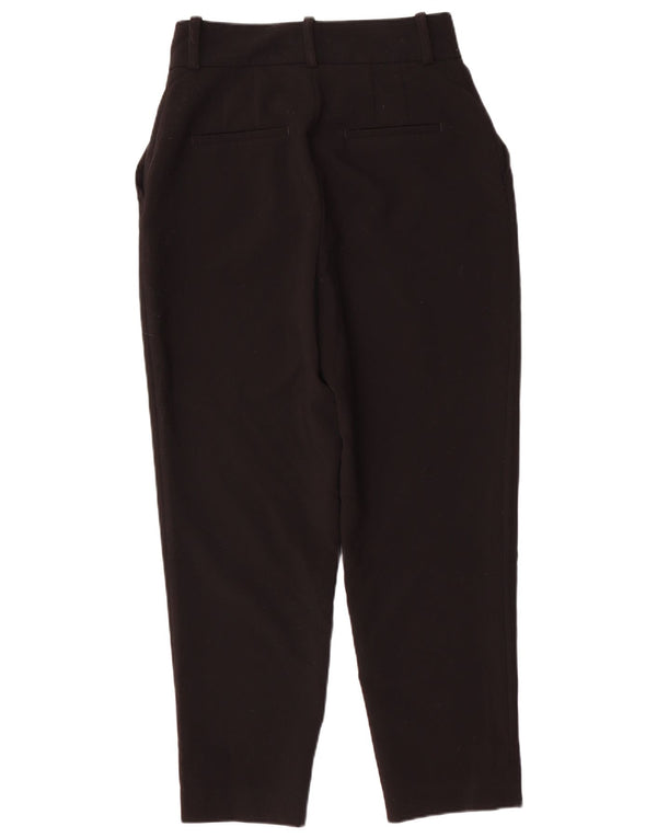 Zara Γυναικείο ψηλόμεσο κωνικό παντελόνι Chino Medium W28 L27 Μαύρο