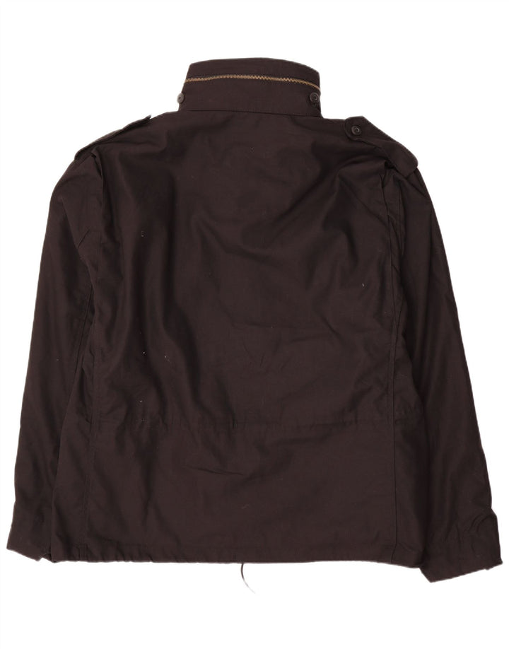 Brandit Ανδρικό Στρατιωτικό Μπουφάν UK 44 2XL Μαύρο βαμβακερό