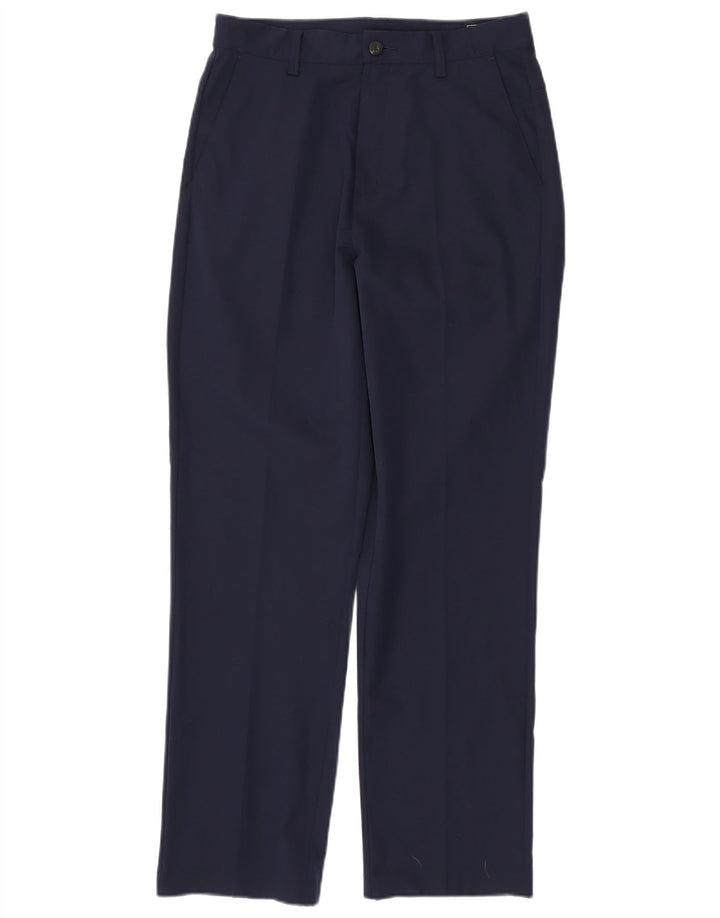 ADIDAS Ανδρικό Climalite ίσιο παντελόνι Chino W30 L32 Navy Blue Polyester