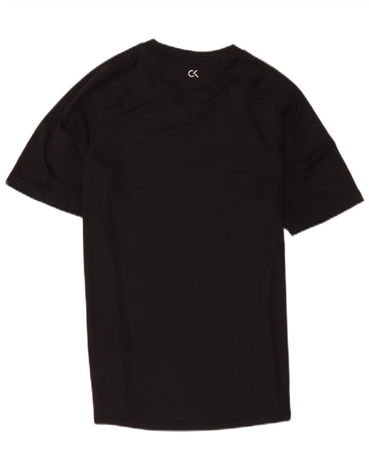 Ανδρικό γραφικό μπλουζάκι Calvin Klein Top Small Black Polyester