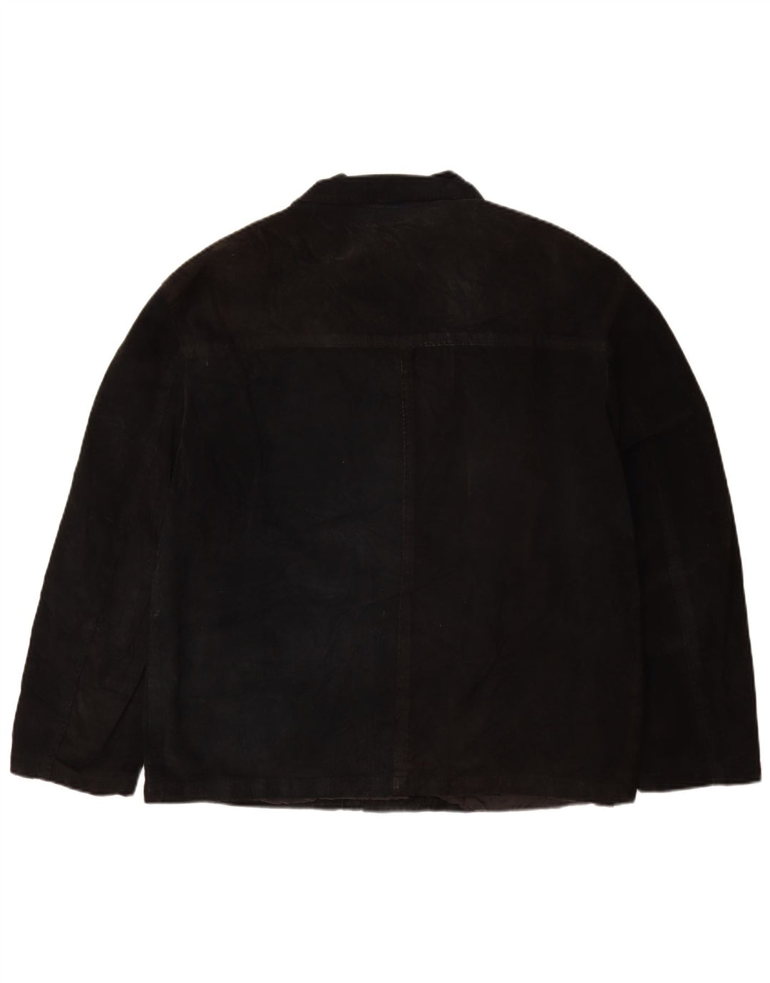 Ανδρικό Suede Jacket VINTAGE UK 40 Large Black