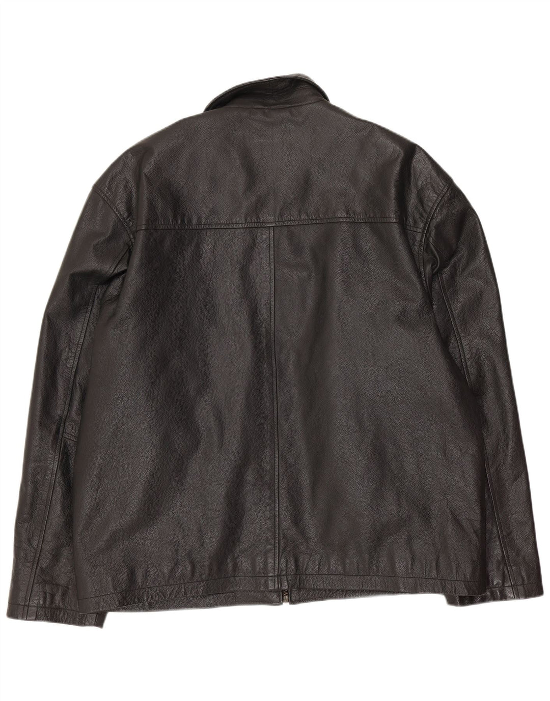 Vintage Ανδρικό Δερμάτινο Μπουφάν UK 42 XL Μαύρο Δερμάτινο