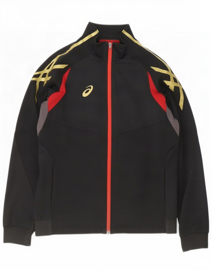 Ανδρική φόρμα Asics Top Jacket Small Black Colourblock