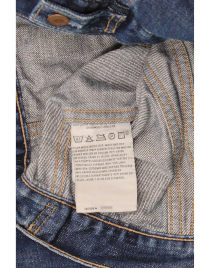 Levi's Γυναικείο Τζιν Μπουφάν UK 12 Medium Navy Blue Cotton