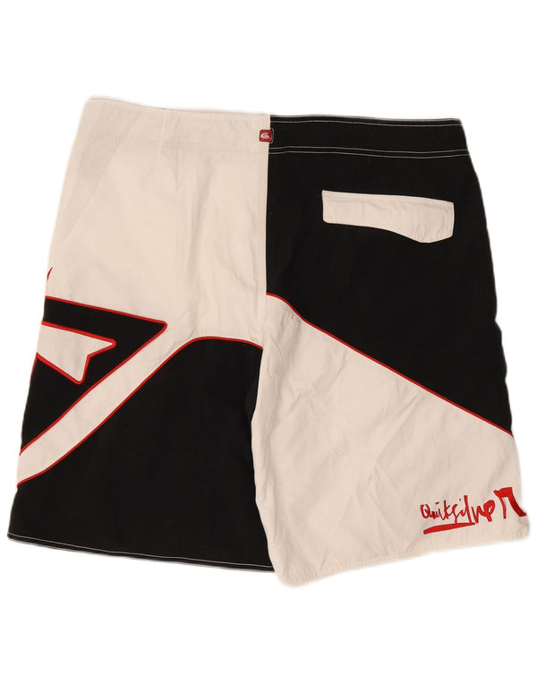 Ανδρικό γραφικό σορτς κολύμβησης Quiksilver XL μαύρο χρώμα πολυεστέρα