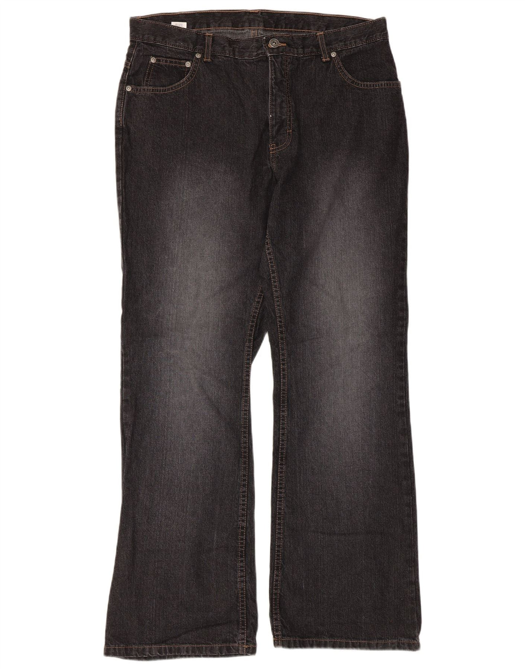 Marks & Spencer Γυναικεία Bootcut Jeans UK 16 Large W34 L30 Μαύρο βαμβακερό