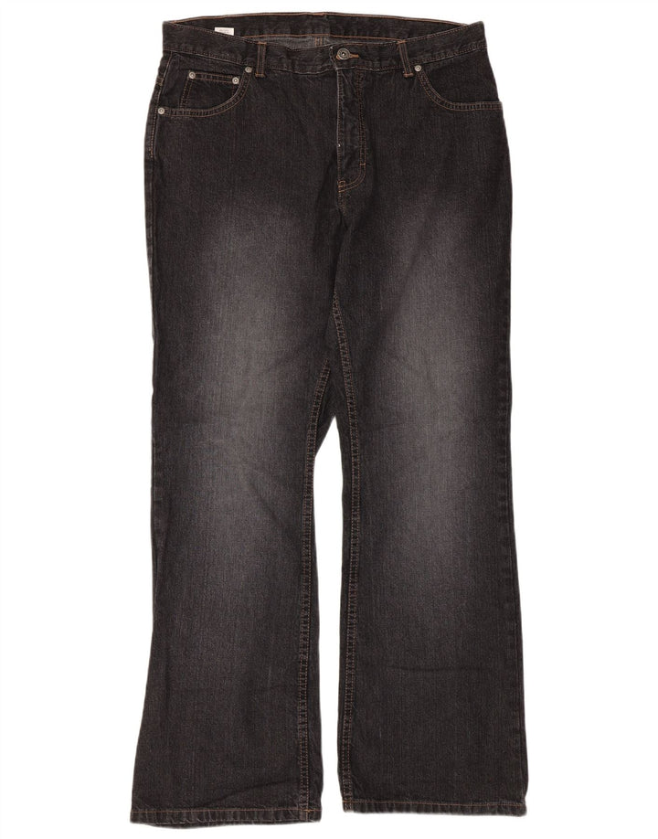 Marks & Spencer Γυναικεία Bootcut Jeans UK 16 Large W34 L30 Μαύρο βαμβακερό