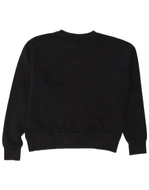 Γυναικεία φούτερ Converse Oversized Jumper UK 6 XS Μαύρο βαμβακερό