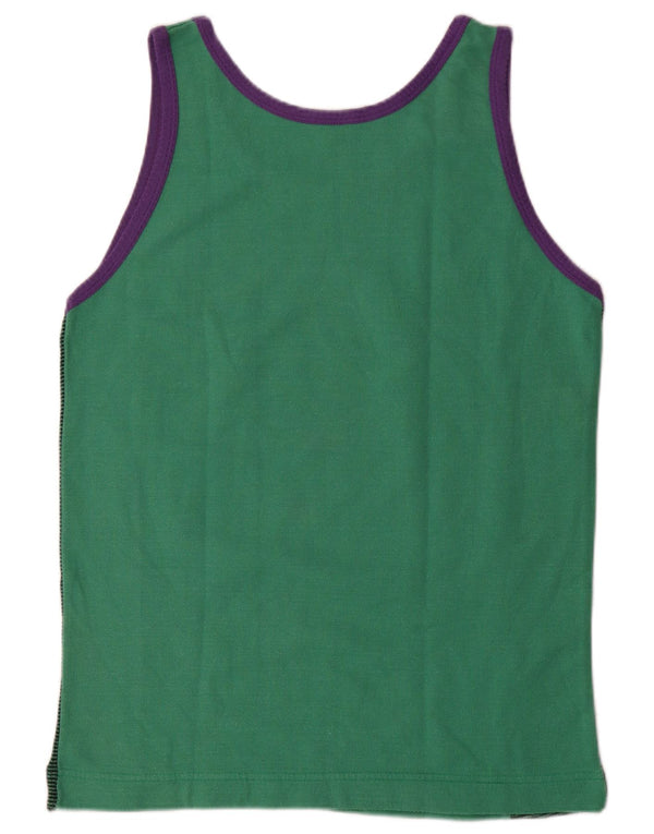 Ανδρικό γραφικό γιλέκο Campagnolo Top IT 50 Βαμβακερό μεσαίο πράσινο ρίγες