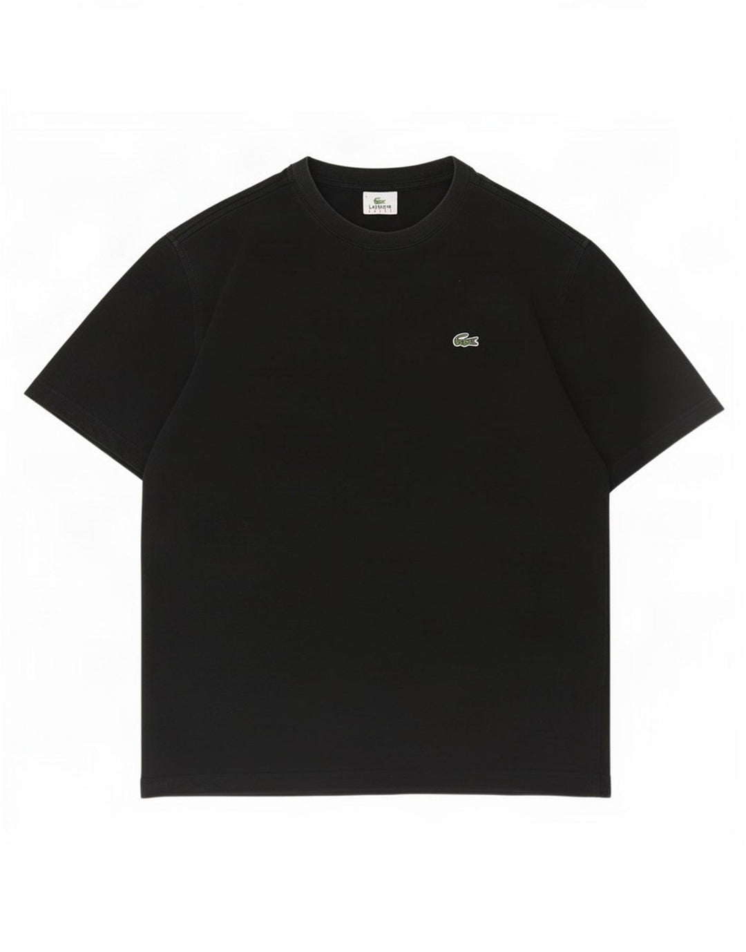 Ανδρικό T-Shirt Lacoste Top Size 5 Μεγάλο μαύρο βαμβακερό