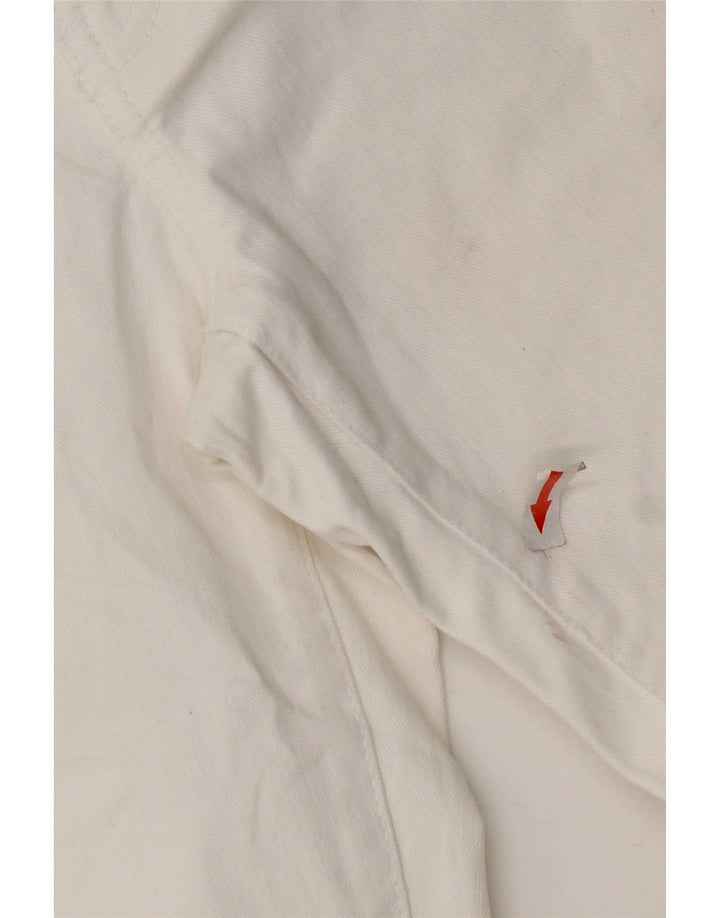Gap Γυναικείο Slim Jeans W26 L26 Λευκό βαμβακερό