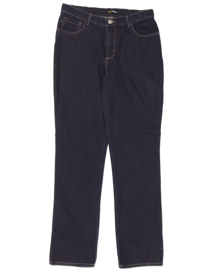 Γυναικείο ψηλόμεσο τζιν LEE US 10 Large W30 L32 Navy Blue