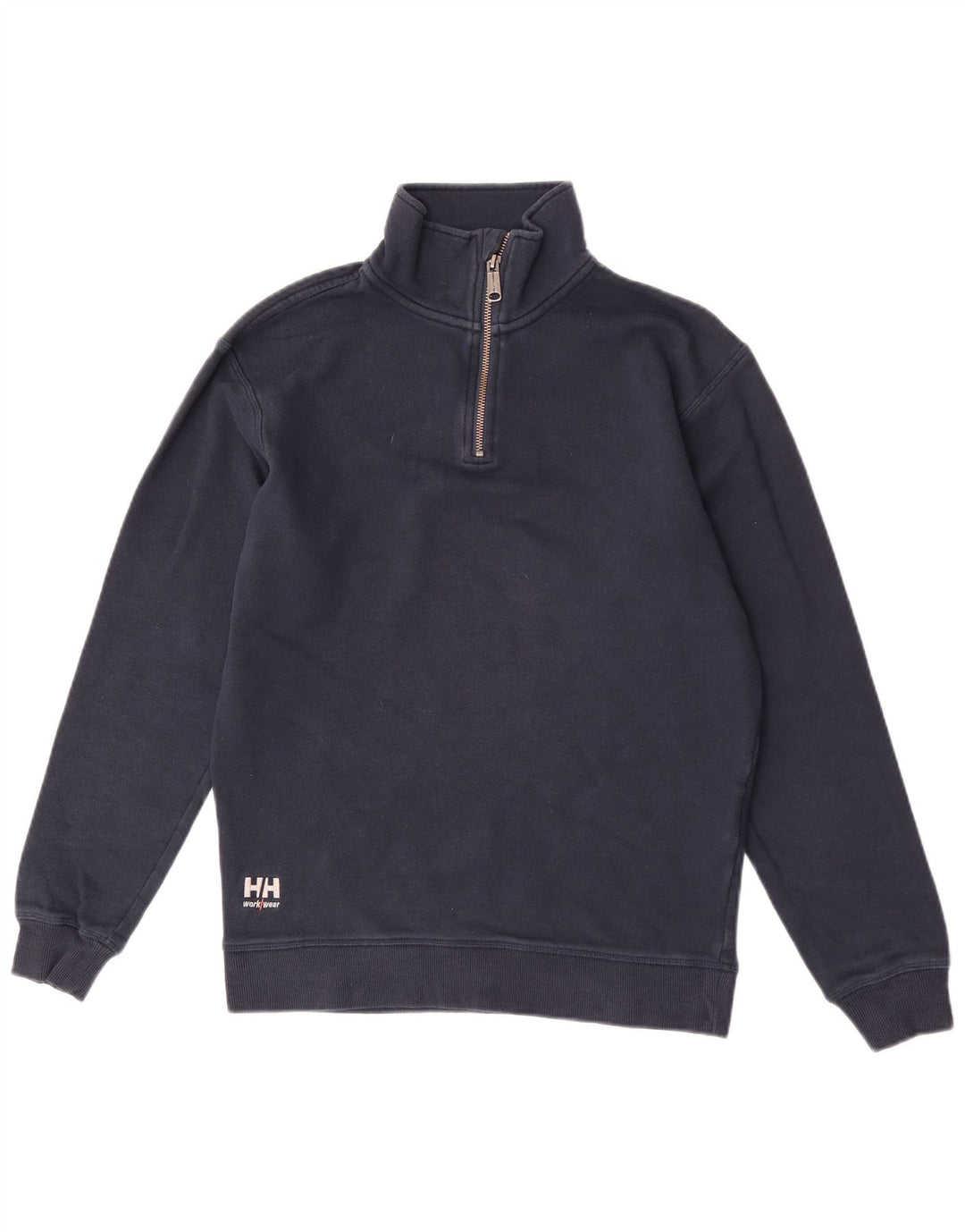Ανδρικό φούτερ με φερμουάρ Helly Hansen, μεσαίο μπλε βαμβακερό