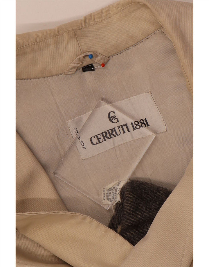 Cerruti 1881 Ανδρικό Πανωφόρι IT 46 Small Beige Cotton
