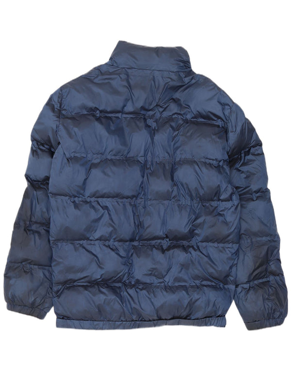 Guess Ανδρικό μπουφάν με επένδυση UK 38 Medium Navy Blue Polyamide