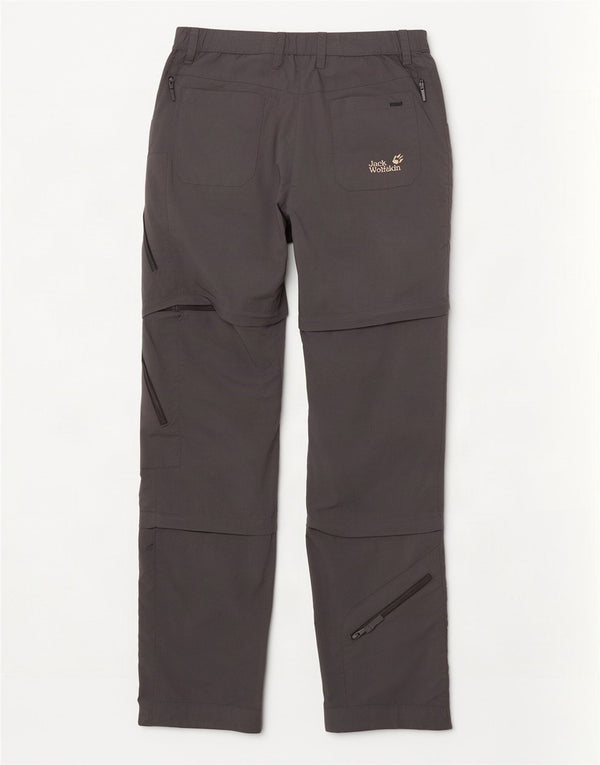 Jack Wolfskin γυναικείο ίσιο παντελόνι Cargo UK 12/14 Medium W30 L33 Grey
