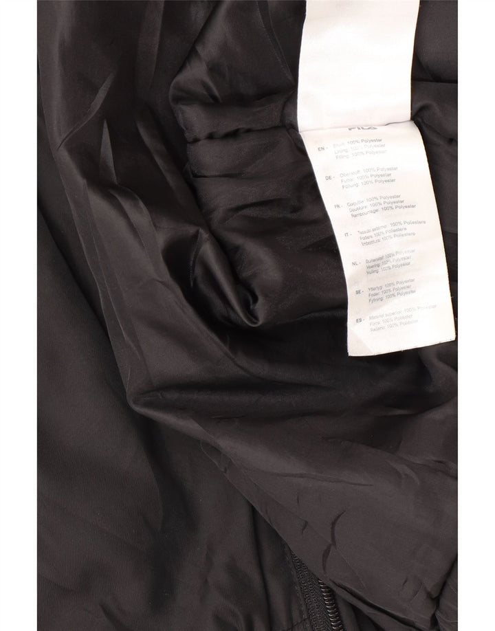 Fila Ανδρικό μπουφάν με κουκούλα UK 38 Medium Black Colourblock Polyester