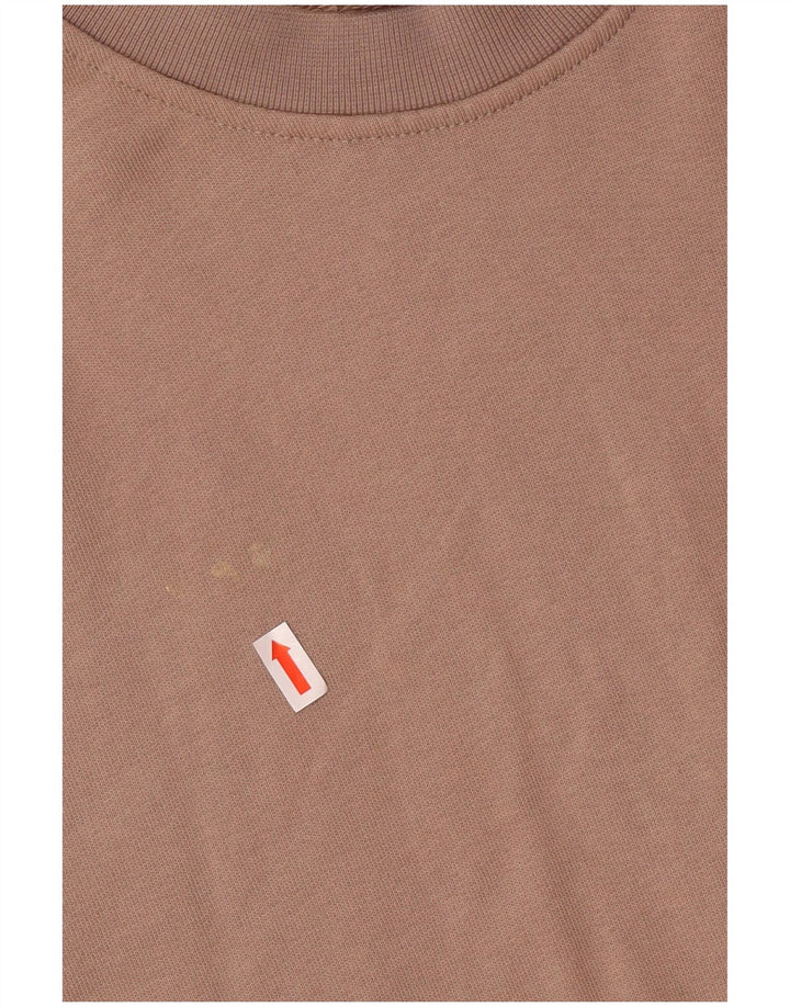 JACK & JONES Ανδρικό γραφικό φούτερ Jumper Μεσαίο Μπεζ βαμβακερό