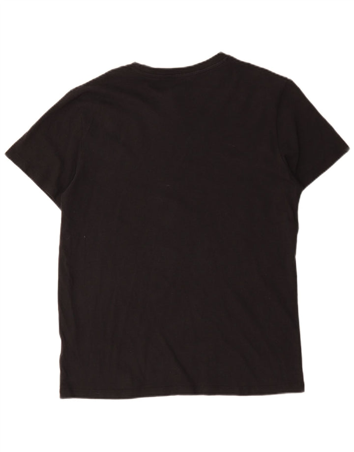 Jack & Jones Ανδρικό T-Shirt Top μεγάλο μαύρο βαμβακερό