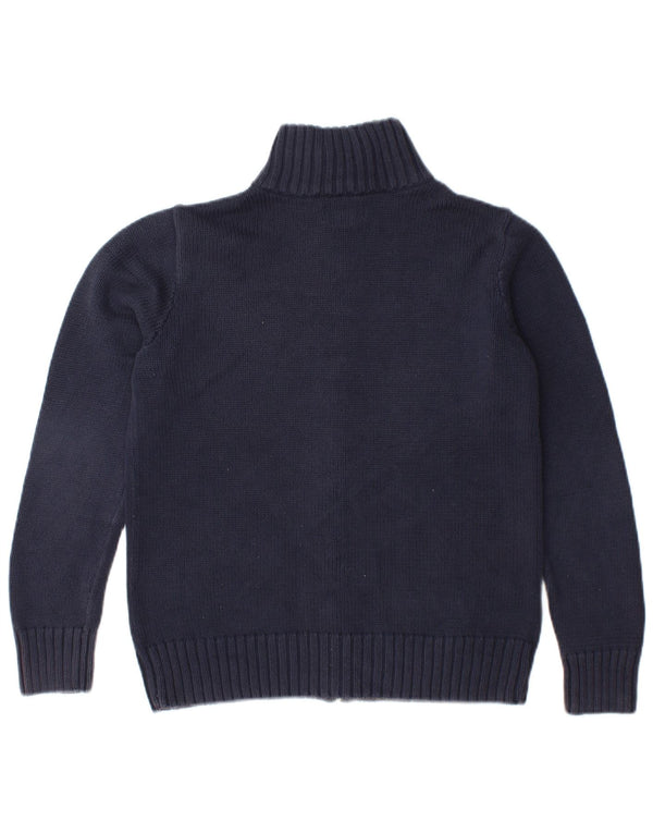 Ralph Lauren Boys Cardigan πουλόβερ 14-15 ετών Μεγάλο Navy Blue από βαμβάκι