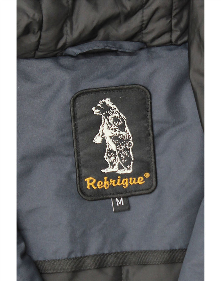 Refrigue Ανδρικό μπουφάν Parka με κουκούλα UK 38 Medium Navy Blue Polyester